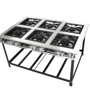 Fogão 6 Bocas 40x40 - Prime