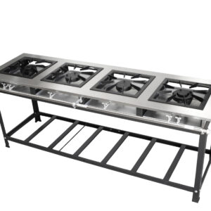 Fogão 4 Bocas Em Linha 40x40 - Prime